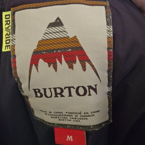 Burton Dryride Fly Snowboard Ski Cargo Pants Gray Waterproof & Insulated Size M - Picture 11 of 14